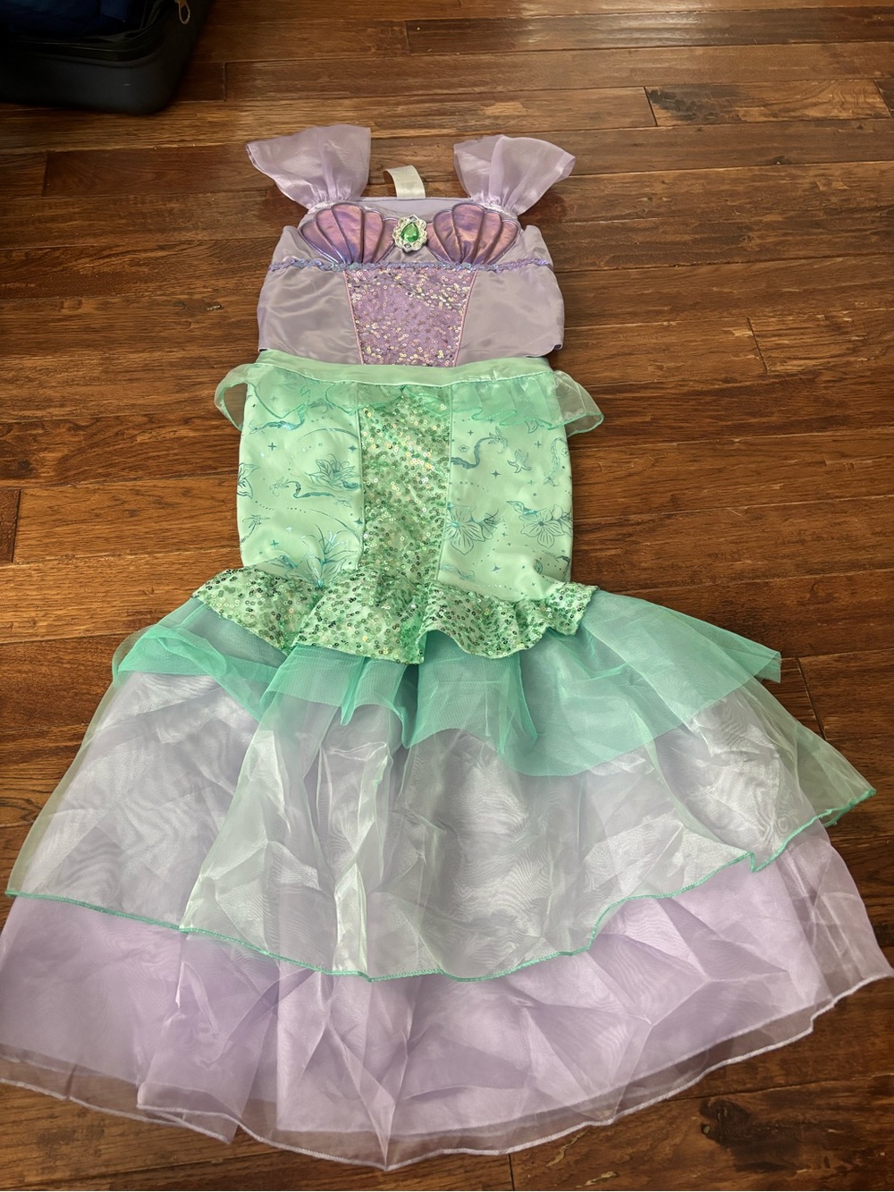 Disney Parks Girls 9 10 Ariel Little Mermaid Disney Store Costume Dress Up